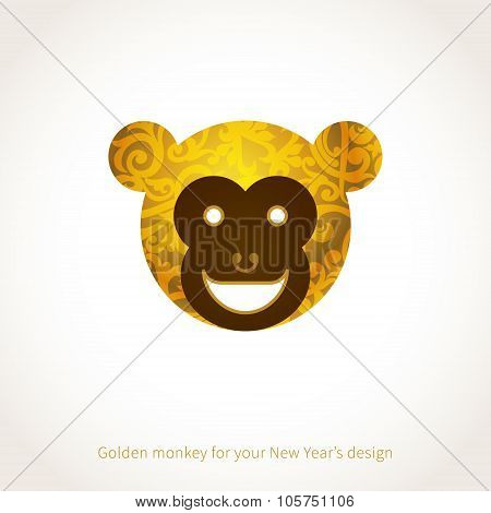 Illustration Of 2016 Year Of The Monkey.