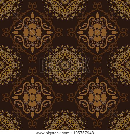 Seamless elegant Ornamental pattern