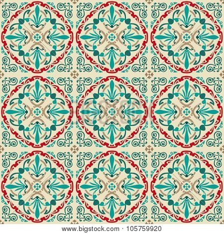 Seamless elegant Ornamental pattern
