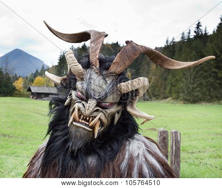 Alpine Traditional Krampus Mask