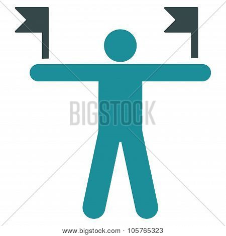 Control Flags Flat Icon