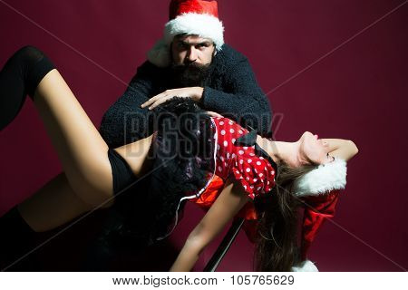 Sexy New Year Couple