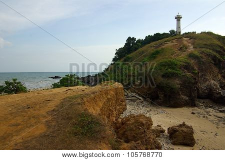 Lighthouse On The Island Of Koh Lanta In Thailand