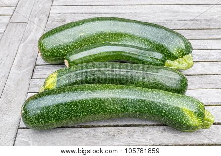 Fresh Courgettes Or Zucchini