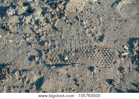Footprint In The Sand