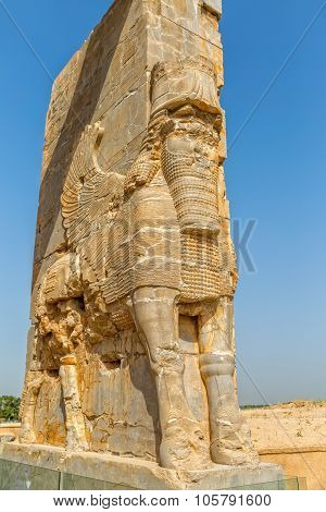 Persepolis Lamassu statues