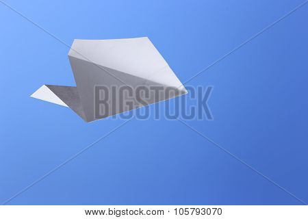 Paper Plane With Blue Sky
