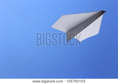 Paper Plane With Blue Sky