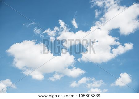 Cloud On Blue Sky