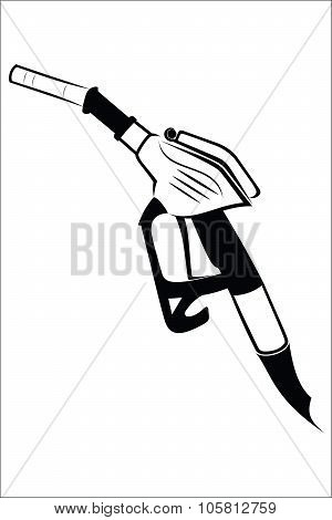 Gasoline pump nozzle