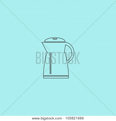 Electric kettle icon