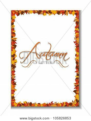 Autumn Letterhead Background