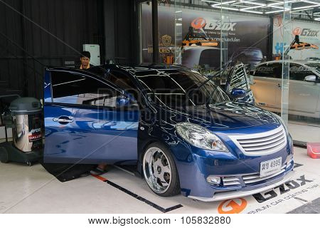 Cleaning The Car
