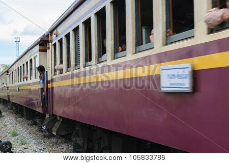 People On The Thai Train