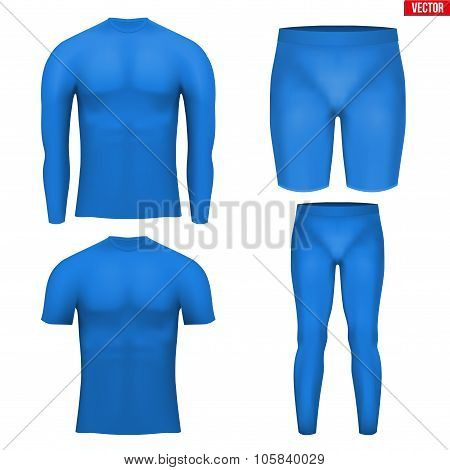 Thermal underwear layer compression set