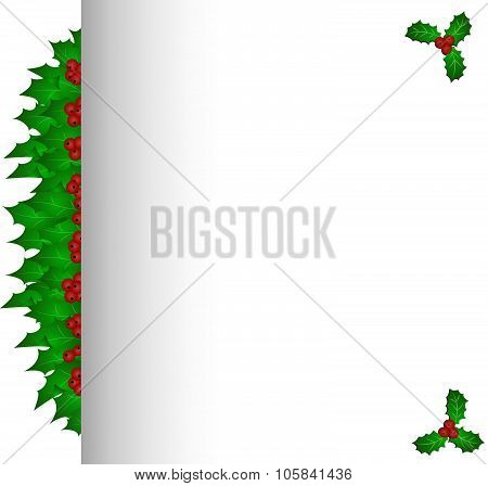 Christmas letterhead background