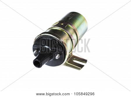 the igniter coil isolated on white background