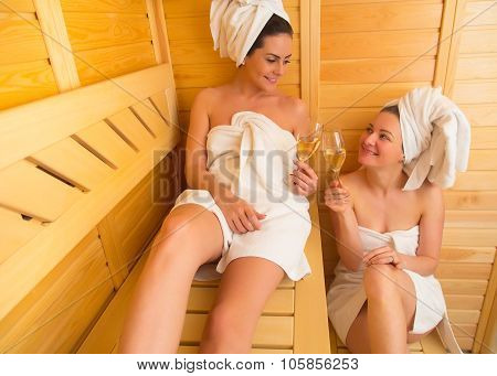 Pretty Ladies At The Spa