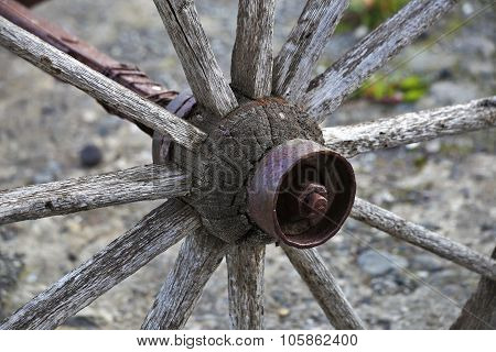 Antique Wagon Wheel