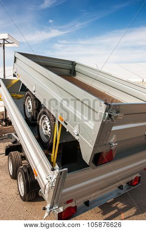 Two New Metallic Trailers Transportation