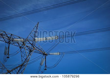 High voltage pole