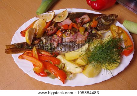 Baked  Fish Flounder
