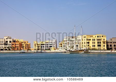 Nieuwe Marina, El Gouna, rode zee, Egypte