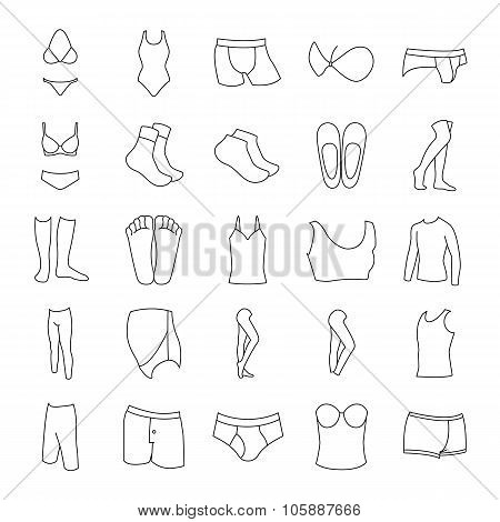 Inner wear and socks