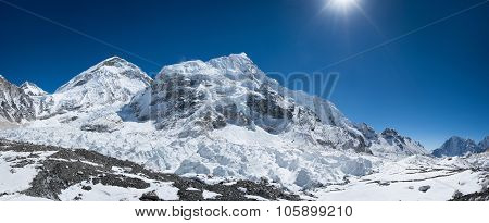 Everest Base Camp Area Panoramic View