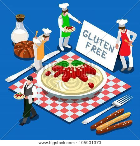 Pasta  Food Isometric
