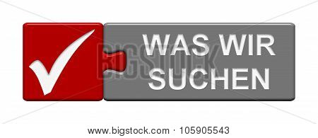 Puzzle Button What We Are Looking For In German