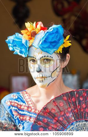 Woman With Sugar Skull