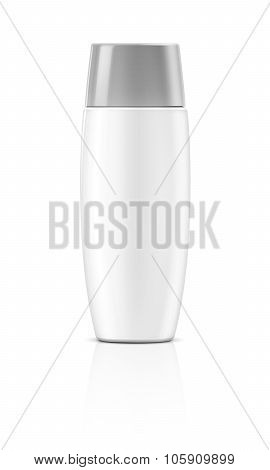 Blank Packaging Cosmetic Tube Isolated On White Background