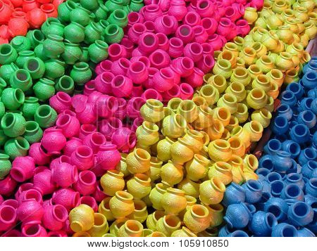 Diwali Pots Background