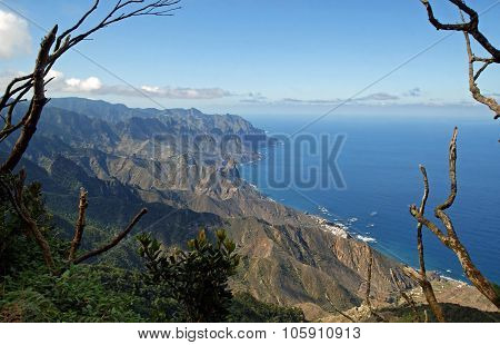 View from the Anaga Mountains, Tenerife
