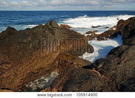 El Caleton. Natural Pools in Garachico, Tenerife