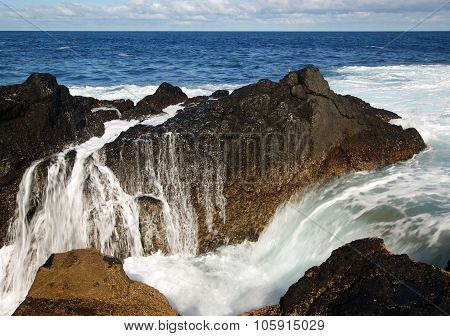 El Caleton. Natural Pools in Garachico, Tenerife