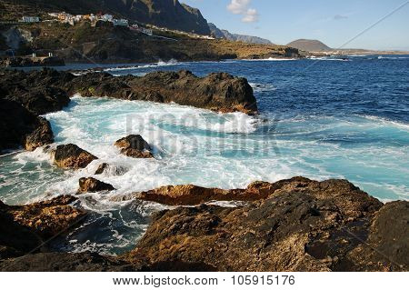 El Caleton. Natural Pools in Garachico, Tenerife