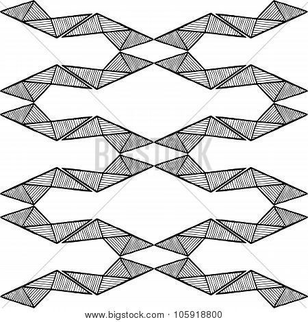 Grunge texture - abstract stock vector pattern - ornament made of polygons, lines and triangles.