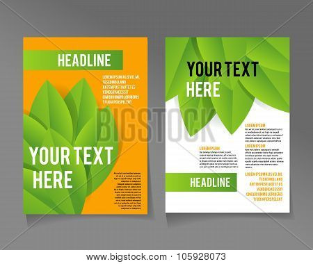 Editable A4 poster for design