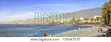 Pebble Beach Playa De Las Americas, Tenerife, Canary Islands, Spain