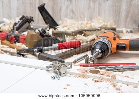 The Production Of Furniture In The Carpentry Workshop