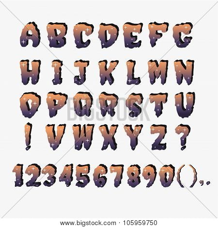 Halloween alphabet