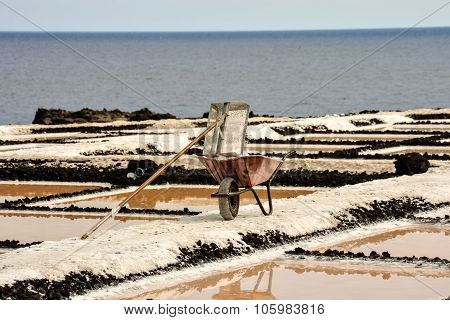 Salt Flats in the Canry islands