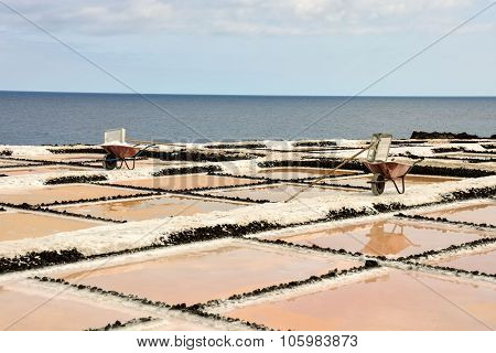 Salt Flats in the Canry islands