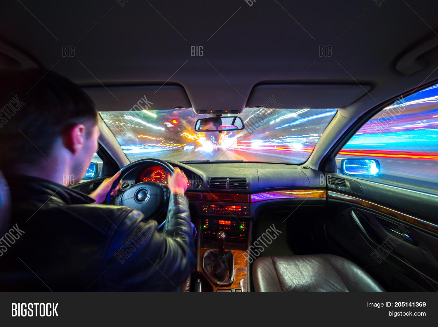 Driver Car Moves Fast Image & Photo (Free Trial) | Bigstock