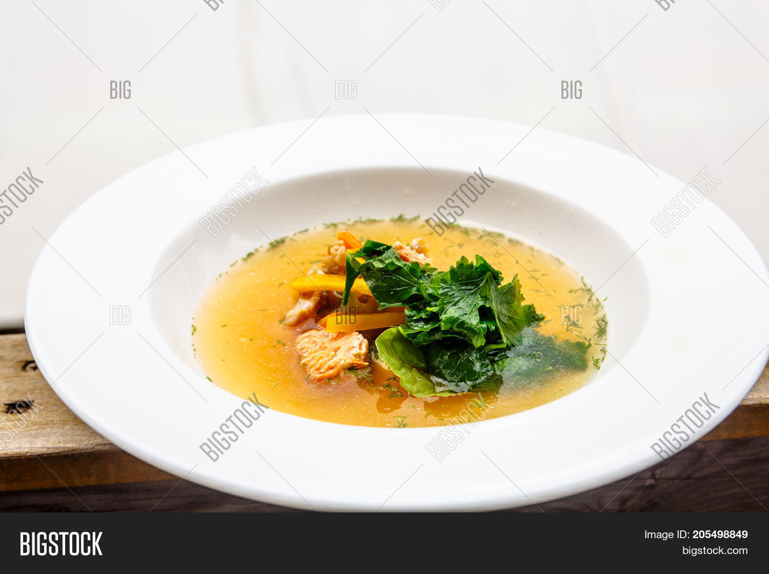 Fish Soup Salmon Clear Image & Photo (Free Trial) | Bigstock