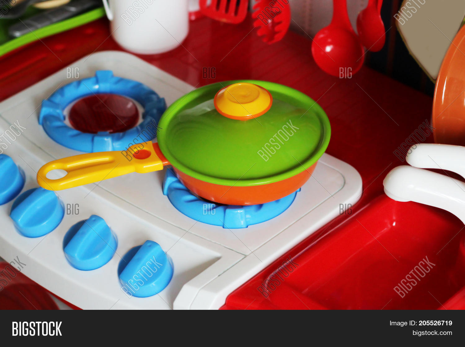 Set Kids Dishes Image Photo Free Trial Bigstock