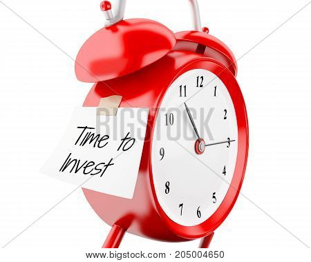3D Alarm Clock With Sticky Paper Writen 