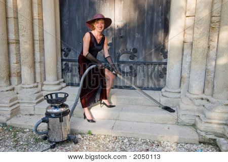 Donna sorridente Cleaner 2